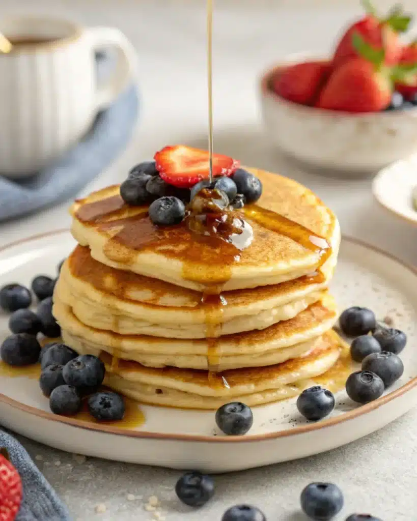 Gluten-Free Pancake Recipe: The Ultimate Guide to Light, Fluffy Mornings 6 gluten free pancake recipe with berries and syrup