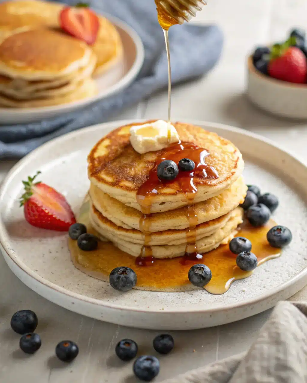Gluten-Free Pancake Recipe: The Ultimate Guide to Light, Fluffy Mornings 2 Gluten-Free Pancake with syrup and butter