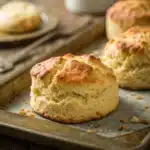 Easy 4-Ingredient Gluten Free Biscuits: A Simple, Delicious Recipe for Every Kitchen 7 Close-up of a golden Easy 4-Ingredient Gluten Free Biscuit on a rustic tray