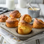 The Best Gluten Free Popover Mix Guide: Tips, Tricks & Top Recipes 6 gluten free popover mix rising in pan with golden crust