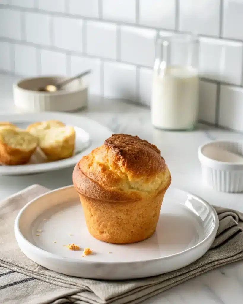 The Best Gluten Free Popover Mix Guide: Tips, Tricks & Top Recipes 5 whole gluten free popover served on white plate