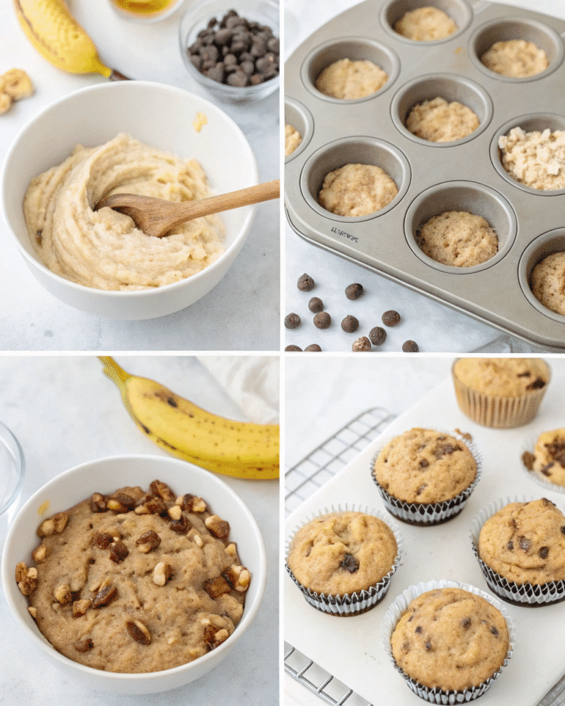 Gluten-Free Banana Nut Bread Muffins: The Ultimate Guide for Moist, Fluffy Results 4 Step-by-step guide to making gluten-free banana nut bread muffins