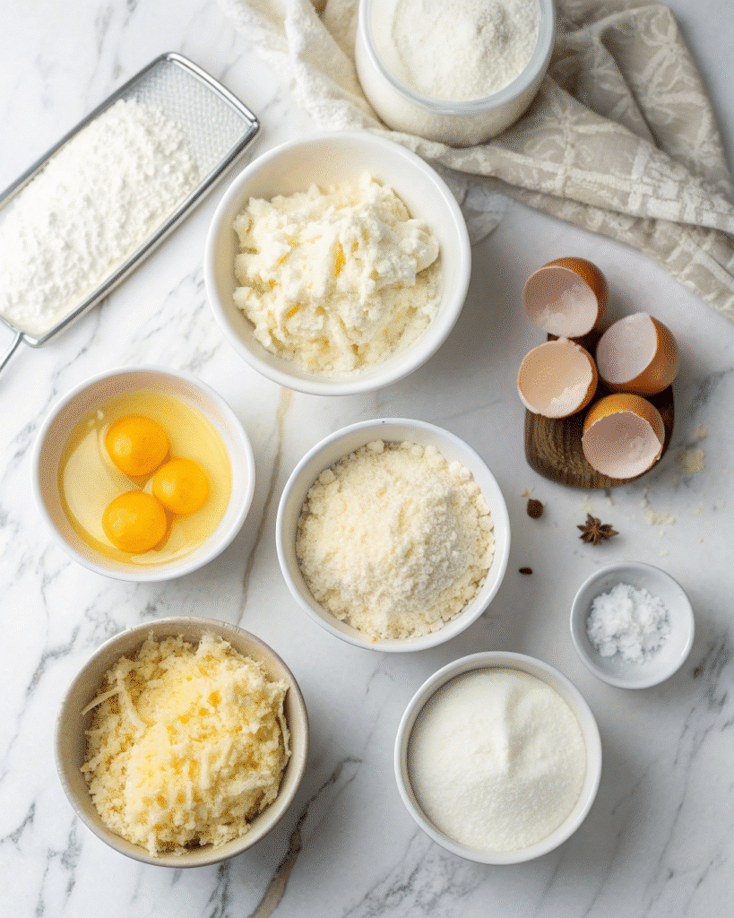 The Best Gluten-Free Coconut Cream Pie Recipe for Creamy Dessert Lovers 3 labeled ingredients for gluten-free coconut cream pie recipe