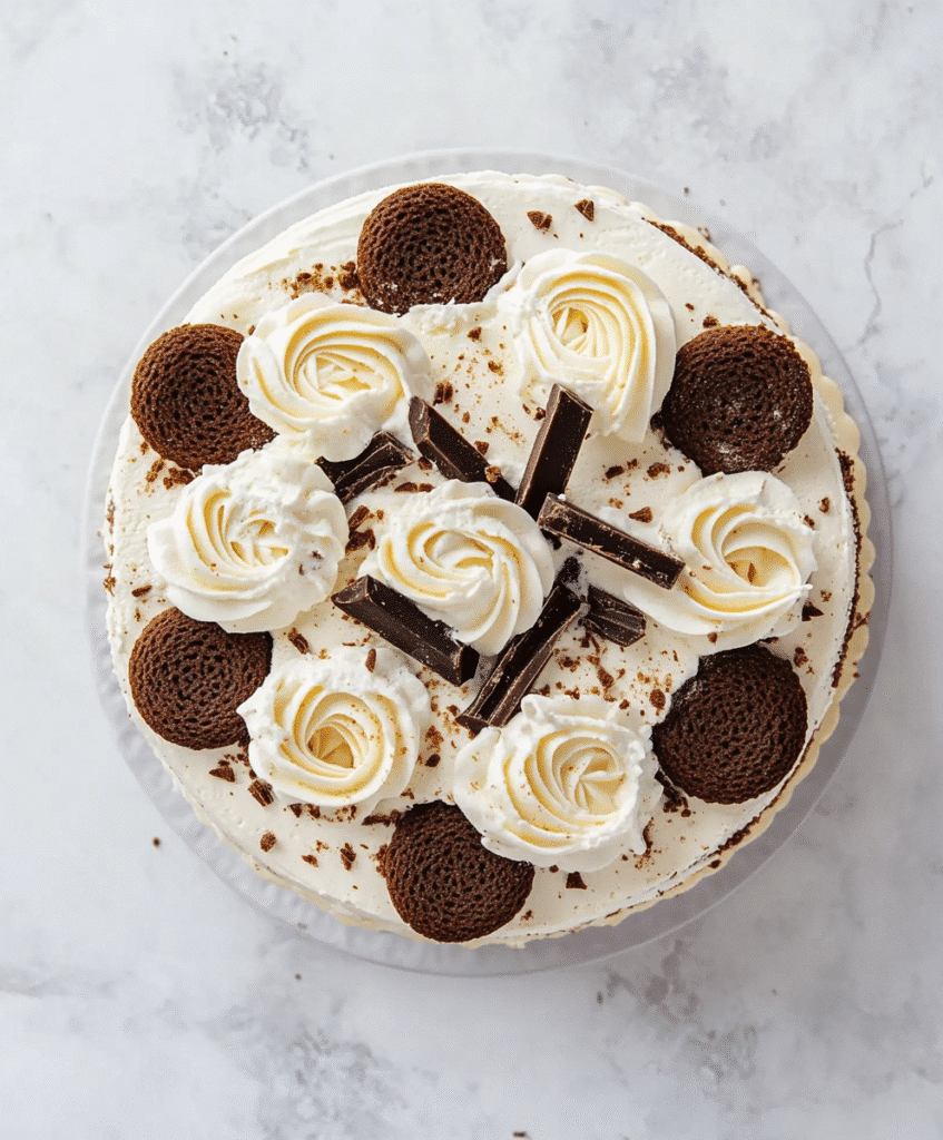 Gluten Free Ice Cream Cake – The Best Summer Dessert for All Occasions 5 gluten free ice cream cake rosette cookie topping