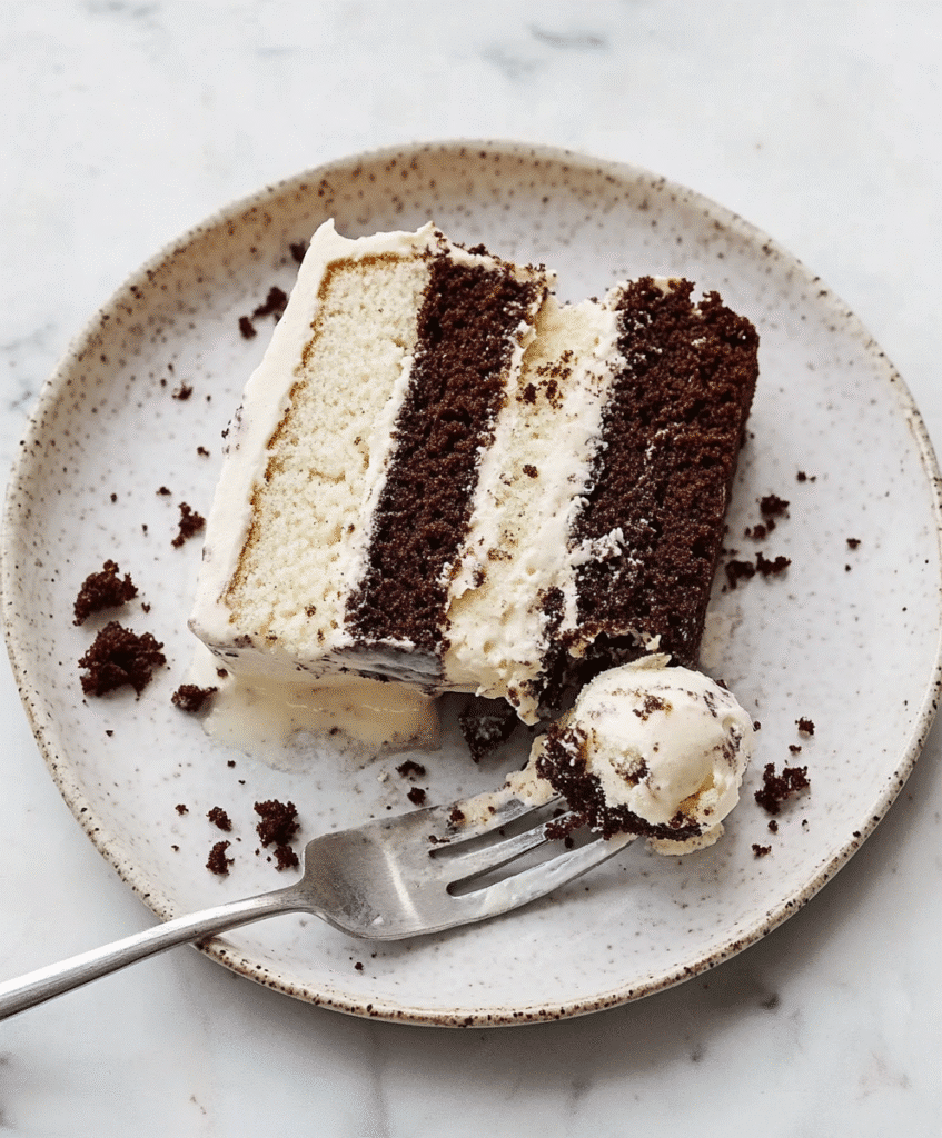 Gluten Free Ice Cream Cake – The Best Summer Dessert for All Occasions 6 gluten free ice cream cake slice closeup on plate