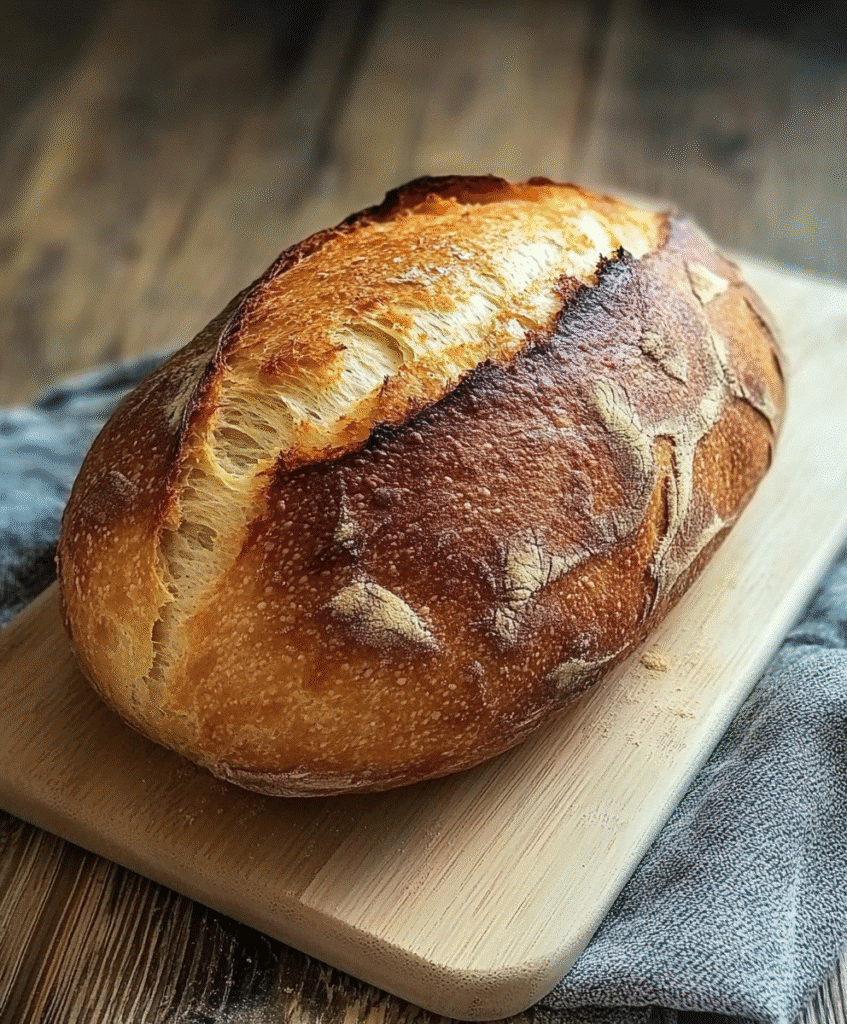 Fabulous Italian Bread Gluten Free – A Delightful Classic Reinvented 1 Whole gluten-free Italian bread with golden crust fresh from oven1