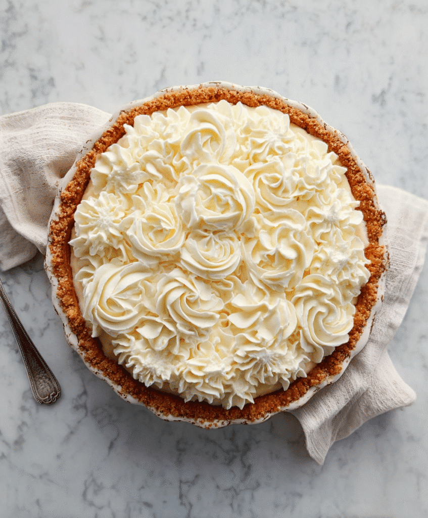 The Best Gluten-Free Coconut Cream Pie Recipe for Creamy Dessert Lovers 6 whipped cream topped coconut cream pie in dish