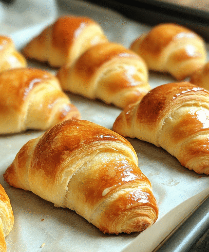 Gluten-Free Crescent Rolls: The Best Soft, Flaky Recipe You’ll Love Every Time 1 Freshly baked gluten-free crescent rolls with golden brown finish