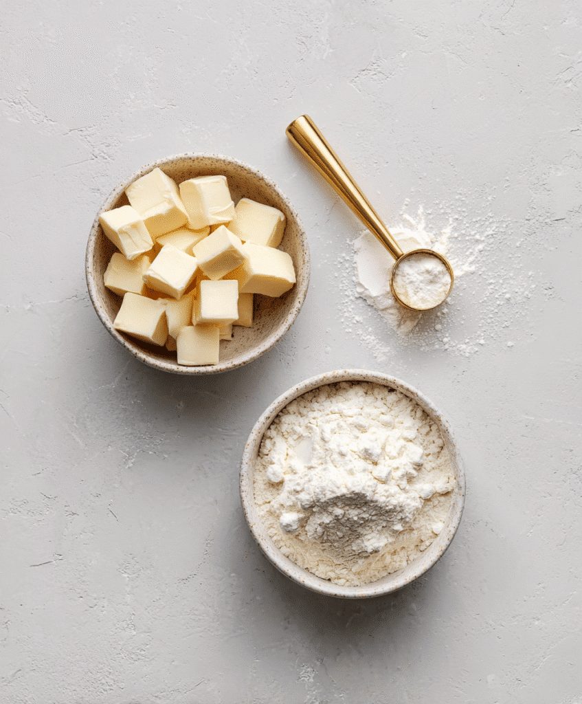 How to Make a Perfect Gluten-Free Roux (With Tips, Flours, and Mistakes to Avoid) 3 gluten-free flour and butter measured in bowls for roux